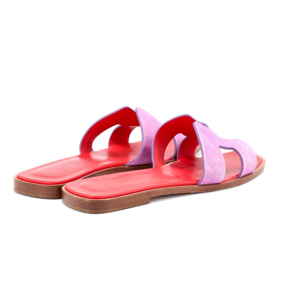 Hermes Women's Oran Sandals Suede - Picture 3 of 6